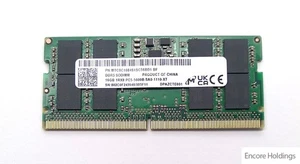 Micron 16gb 1rx8 SODIMM Speichermodul - DDR5 5600mhz CL46 MTC8C1084S1SC56BD1 - Bild 1 von 1