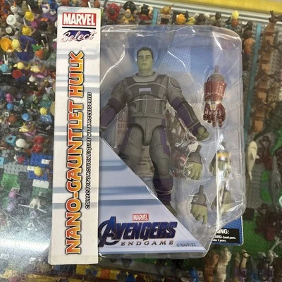 MARVEL SELECT - NANO-GAUNTER HULK - AVENGER END GAME - NEW - Immagine 1 di 4