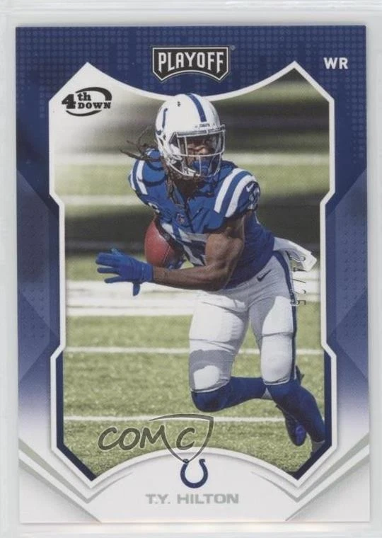 2021 Panini Playoff 4th Down /25 TY Hilton #58 - Image 1 of 2