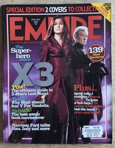 Empire Magazine # 202 April 2006 X-Men The Last Stand Ian McKellen Cover 2 Movie - Picture 1 of 5
