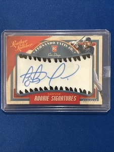2019 FERNANDO TATIS JR. 2019 Panini Leather & Lumber Auto /125 #140 - Bild 1 von 10