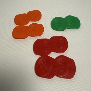 1972 R&L Australia Cereal toys Kellogg’s WHIRLIGIGS X 5 Mag Wheels Vintage R & L - Picture 1 of 10