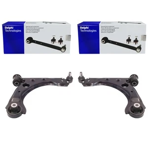 2x DELPHI Brazo de Control Inferior Derecho Izquierda Delant. Exterior Apto para - Imagen 1 de 4