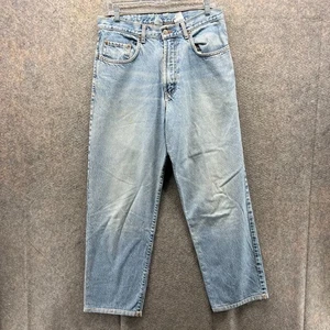 Vintage Lucky Brand Jeans Men 32 Blue Denim Straight Dungarees Cene Montesanto - Picture 1 of 11