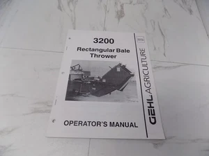 Gehl 3200 Rechteckballenwerfer Bedienungsanleitung 904782 1994 - Bild 1 von 2