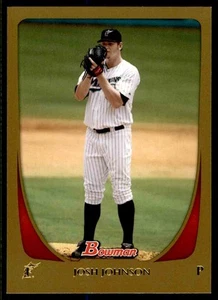 2011 Bowman Gold Josh Johnson Florida Marlins #117 - Picture 1 of 2