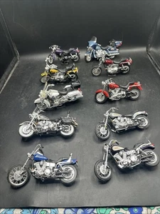 Lot Of 10 Motorcycles Models - Picture 1 of 23