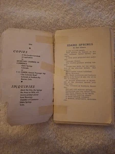 1904 Idaho Springs At One Glance Illustrated Colorado booklet 42 pages - Picture 1 of 22