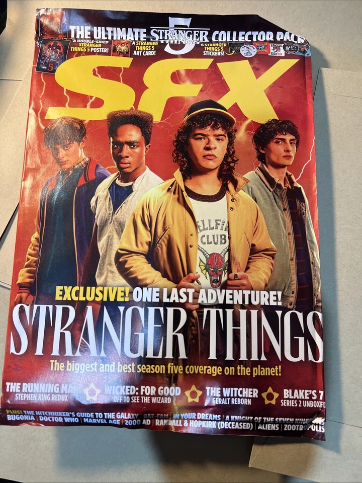 SFX magazine Dec 2025 Stranger Things Exclusive! Ultimate ST5 Collector Pack - Image 1 of 2