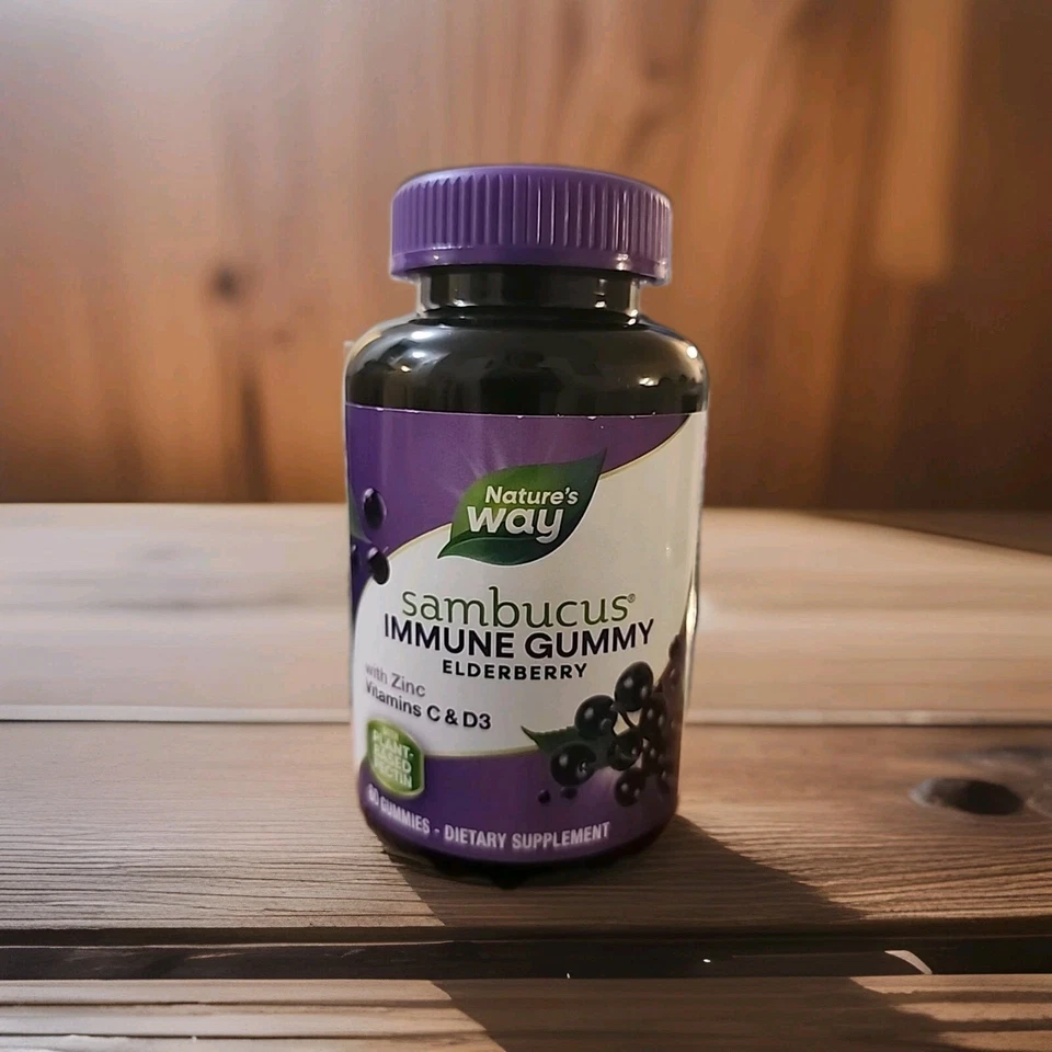 Gomitas Nature's Way Sambucus Saúco para Apoyo Inmunológico - 60 unidades Exp 7/26 Foto 1 de 1