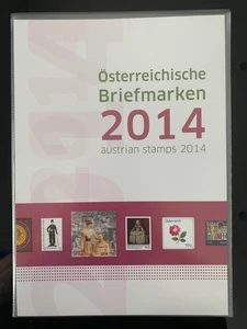 AUSTRIA 2014 COMPLETE COMMEMORATIVE MNH STAMPS YEAR SET / PACK 50 STAMPS & 5 M/S - Picture 1 of 5