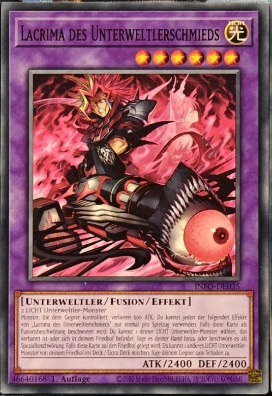 Yu-Gi-Oh Lacrima des Unterweltlerschmieds - INFO-DE035 - Common - NM - Bild 1 von 1