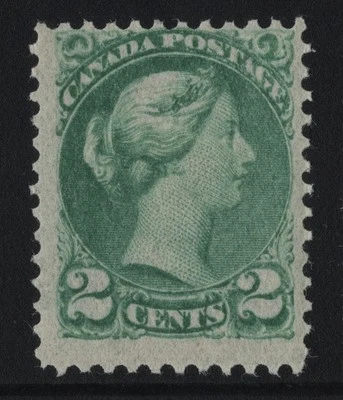 #36 Small Queen 2c Canada mint never hinged well centered - Image 1 of 2