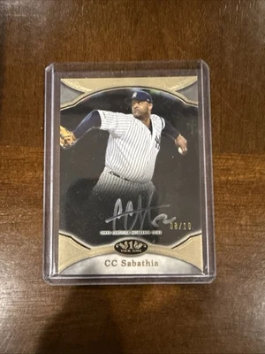 2020 Topps Tier One - Prime Performers Autographs C.C. Sabathia #08/10 HOF - Image 1 of 2
