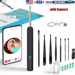 Herramienta removedora de cera para oídos con juego de 8 oídos, limpiador de oídos con cámara - Imagen 1 de 9
