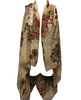 Chaleco Bufanda Convertible Talla Única Accents By Lavello Cachemira 100% Poliéster Transparente Foto 1 de 4