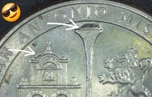 Die Chips America The Beautiful Quarter US Coin 25c San Antonio TX - Picture 1 of 3