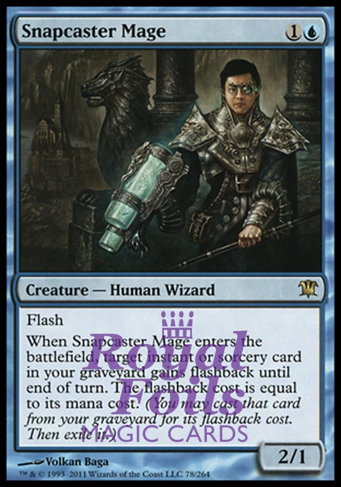 Snapcaster Mage 1x FOIL ISD MTG Innistrad Rare MINT blue - Image 1 of 1
