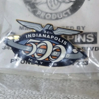 Indianapolis Indy 500 Collector Lapel Pin Indy Race Car Montoya 14 Vintage 2000 - Image 1 of 3