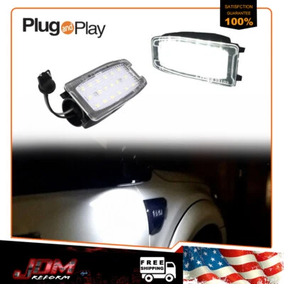 2x LED Side Mirror Puddle Courtesy Lights For Land Rover Range Rover LR2 LR3 LR4 - Image 1 of 4