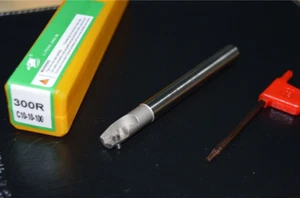 BAP 300R C10-10-120 1Flute Lathe Indexable End Mill Holder tool for APMT1135 - Picture 1 of 2