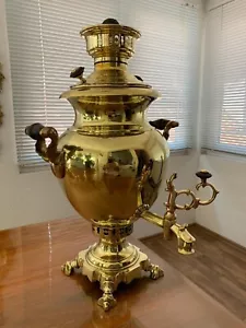 Russischer Samowar Samovar Holzkohlesamowar Antik - Bild 1 von 9