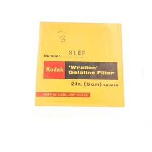 Kodak Wratten 50mm 2" Square Gelatin Filter - 8EF - Good Condition OT-5929 - Picture 1 of 2