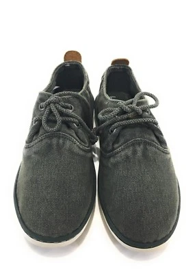 Junior Children's Boys Timberland Hookset canvas casual shoes trainers 13 - Image 1 of 4