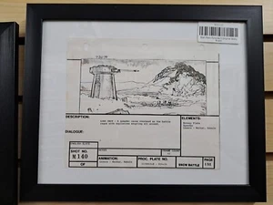Star Wars Episodio 5 El Imperio Contraataca Storyboard Original - Imagen 1 de 4