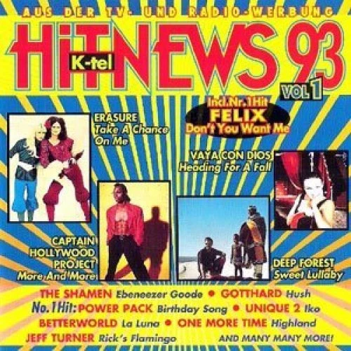 Hit-News 93/1 (K-tel) Vaya con Dios, Erasure, Felix, Captain Hollywood Pr.. [CD] - Bild 1 von 1