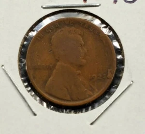1923 p 1c Lincoln Wheat Cent Penny Coin Laminated Planchet Error - Picture 1 of 4