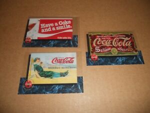 1995 Coca-Cola Sprint Premier Phone Cards Cels  3 Card LOT