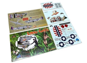 Zotz Decals 1/48 Zotz Decals B-24 Liberator - Libby Gals Noseart - Picture 1 of 1