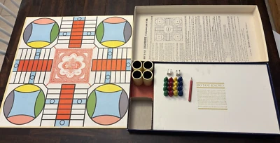 Juego Parcheesi 1959 edición dorada de Selchow & Righter juego completo Foto 1 de 4