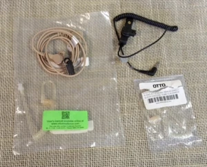 DWA ZESTAWY - OTTO LISTEN TYLKO UKRYTA SŁUCHAWKA (2,5 MM) x 2 z kablem i klipsem - Zdjęcie 1 z 7