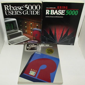 R:Base 5000 Books (LOT OF 3) Using User Guide Business Applications Vtg 1986 - Picture 1 of 24