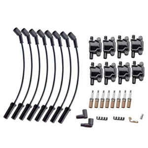 For Chevy Silverado 1500 Tahoe GMC Square Ignition Coil & Spark Plug &Wires 8PCS - Picture 1 of 9