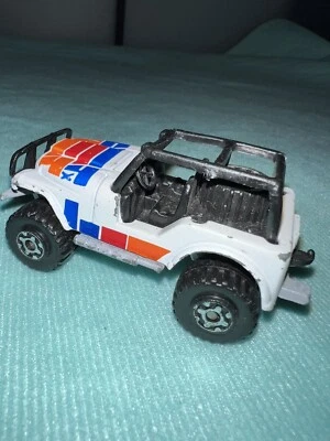 Jeep 4x4 vintage; 1983 Matchbox diecast hecho en Macao. Excelente estado vintage. Foto 1 de 4