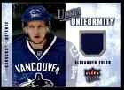 2008-09 Ultra Uniformity JERSEY Alexander Edler Vancouver Canucks #UA-AE
