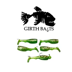 1,7" EPIC PREY BAIT KÖDER 20CT WASSERMELONE UND KLAR (MIT 1/16 OZ JIGS 2CT.) - Bild 1 von 1