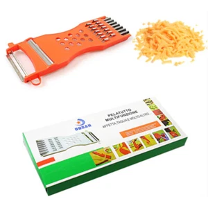 5 in 1 Cucumber Carrot Potato Slicer Peeler Grater Fruit Vegetable Cutter - Picture 1 of 2