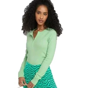 Wild Fable Long Sleeve Shirt Sage Green Size M - Picture 1 of 1