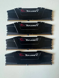 G.Skill Ripjaws V DDR4 kit 32 GB: 4 x 8GB 2666 MHz RAM memory - Picture 1 of 2