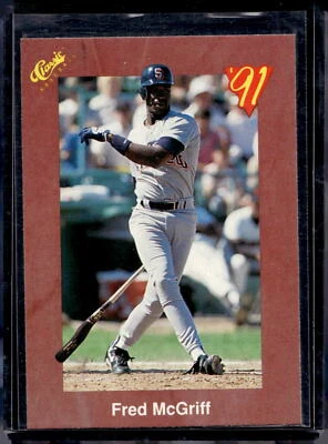 1991 Classic II Fred McGriff #T46 - San Diego Padres - SET BREAK - Image 1 of 2