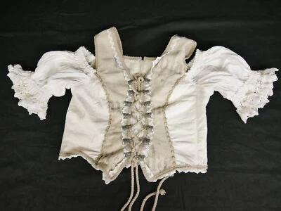 Trachtenmieder mit Schnürung Spitze Stretch u. Trägern Stockerpoint Mieder Gr.42 - Bild 1 von 4