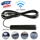 Universal Internal Glass Mount Amplified FM/AM Radio Car Aerial Antenna Mast UK