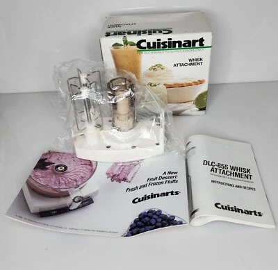 Cuisinart Food Processor DLC-8 Whisk Attachment DLC-855 Whips Whisking Aerate - Image 1 of 4