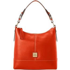 Dooney & Bourke Sophie Leather Shoulder Large Bag Burnt Orange NEW🎀NWT🎁NIP - Picture 1 of 6