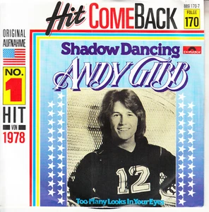 ANDY GIBB Shadow Dancing BEE GEES PICTURE SLEEVE 7" 45 rpm vinyl record NEW - Picture 1 of 3