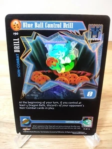 DBZ CCG DRAGON BALL Z GT BLUE BALL CONTROL DRILL #190 RARE FLAT FOIL 2004 SCORE - Picture 1 of 2